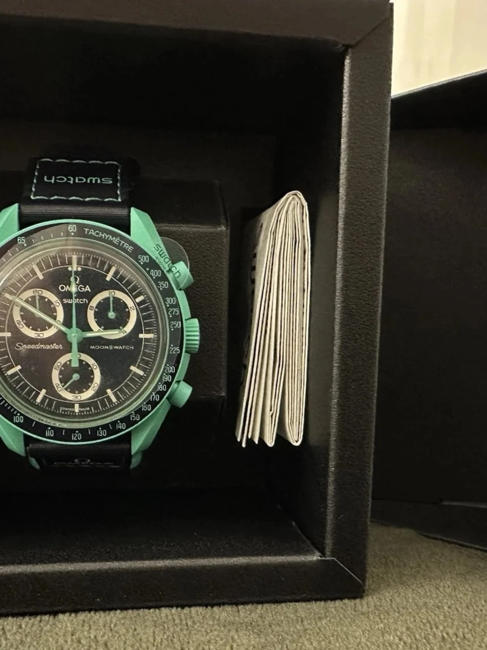 Omega x Swatch Mission On Earth - Polar Lights MoonSwatch Brand New In Box